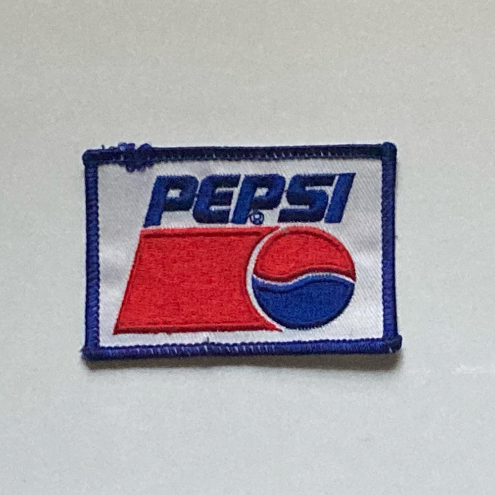 Vintage Pepsi Cola Embroidery Sewing Appliqué Iron & Sew On Patch 🆕